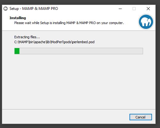 installation installing mamp
